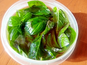 オイル漬けバジル レシピ 作り方 By あとぶー 楽天レシピ オイル漬けバジル レシピ 作り方 By あとぶー 楽天レシピ