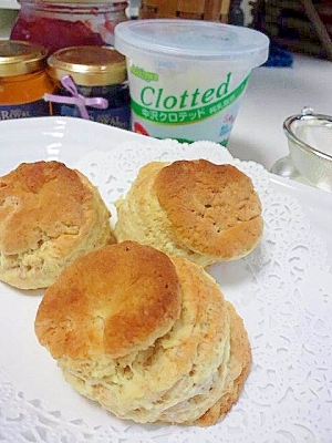 さくふわ 生クリーム入りスコーン レシピ 作り方 By Maiko Kuma 楽天レシピ