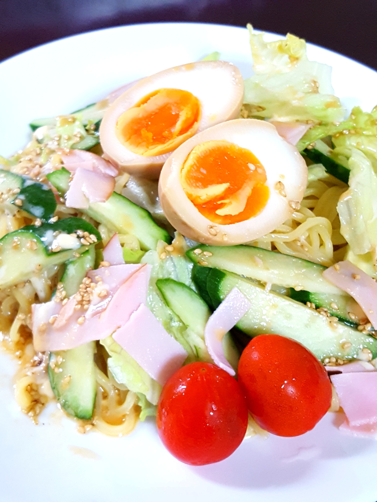 ゴマだれラーメンサラダ レシピ 作り方 By ピッ君0129 楽天レシピ