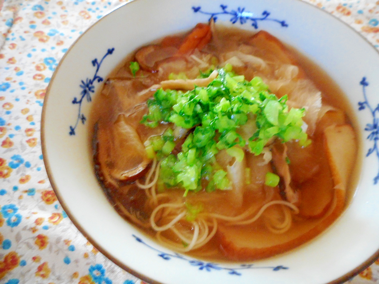 大根とさつま揚げのにゅうめん