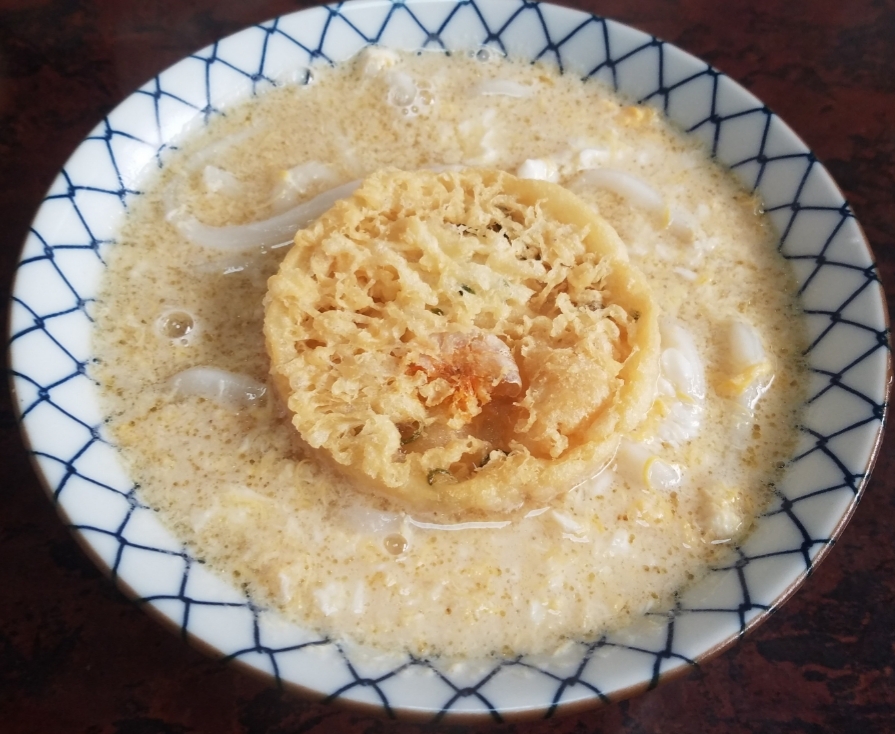 創味シャンタンで！あったかい玉子うどん