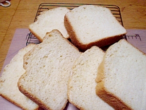バターと塩と強力粉を使わない食パン　ＨＢ用