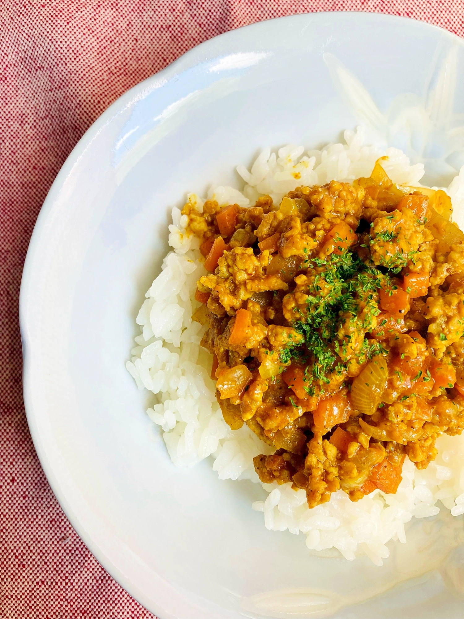 ♦️材料少なめで簡単なドライカレー