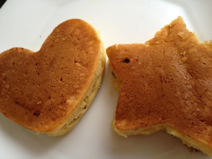 間違えて卵いれてしまった…チョコチップもないですが…とっても美味しかったです！子供がものすごく喜んで食べていました！この甘さ、トリコになりそうです(^^)