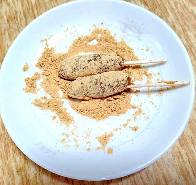 少量で作る簡単きなこ棒