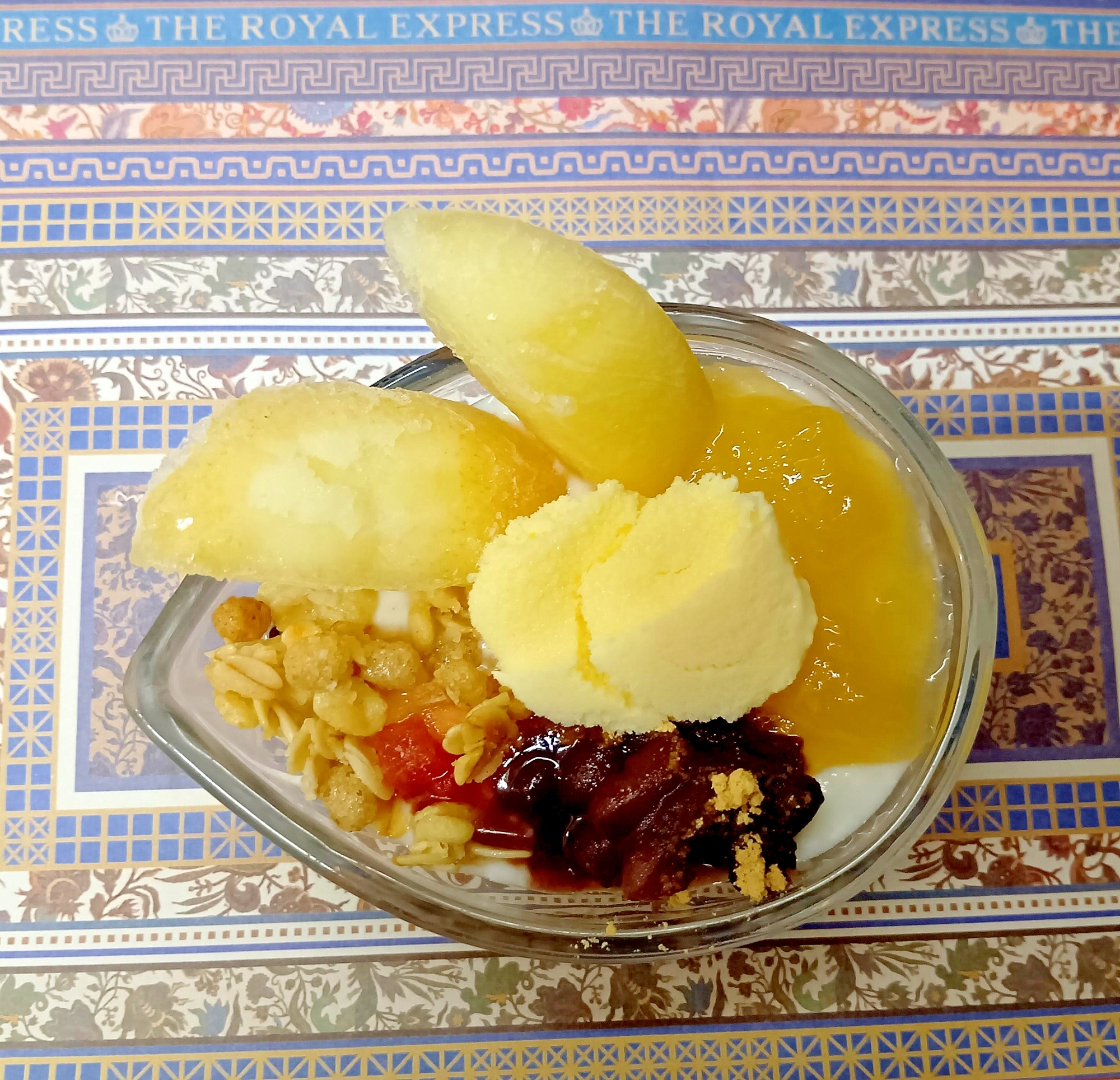 ジャムのヨーグルト