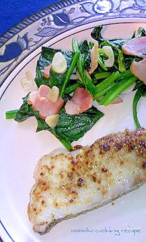 生タラのスパイスソテー ガーリックほうれん草添え レシピ 作り方 By Fuu Tann 楽天レシピ 生タラのスパイスソテー ガーリックほうれん草添え レシピ 作り方 By Fuu Tann 楽天レシピ