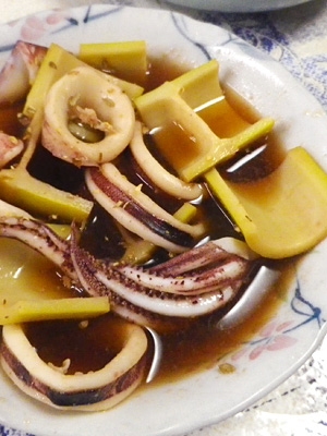 イカ真竹のサッと煮 レシピ 作り方 By Leopoo 楽天レシピ