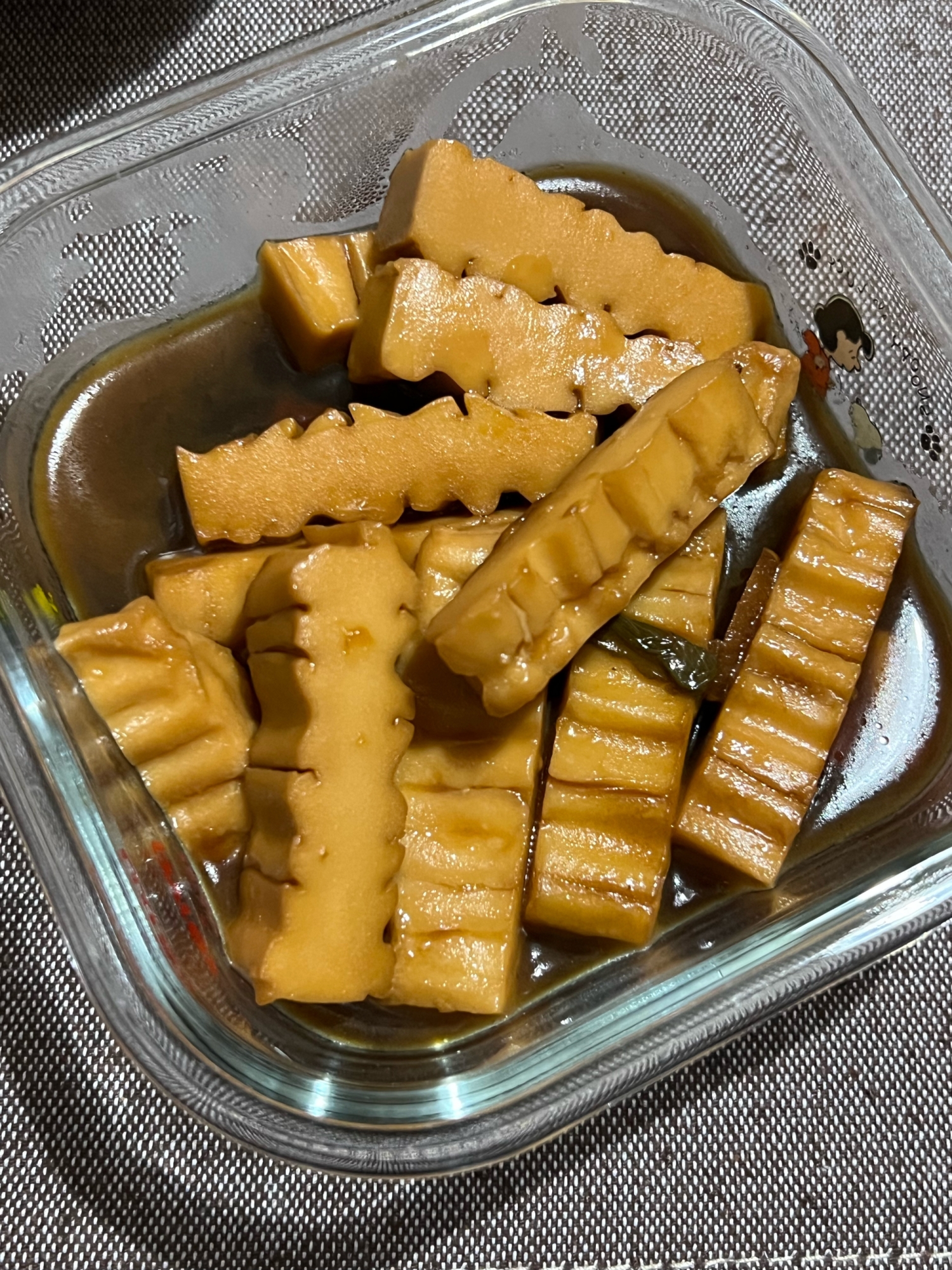 甘辛味のかく麩の煮物♪