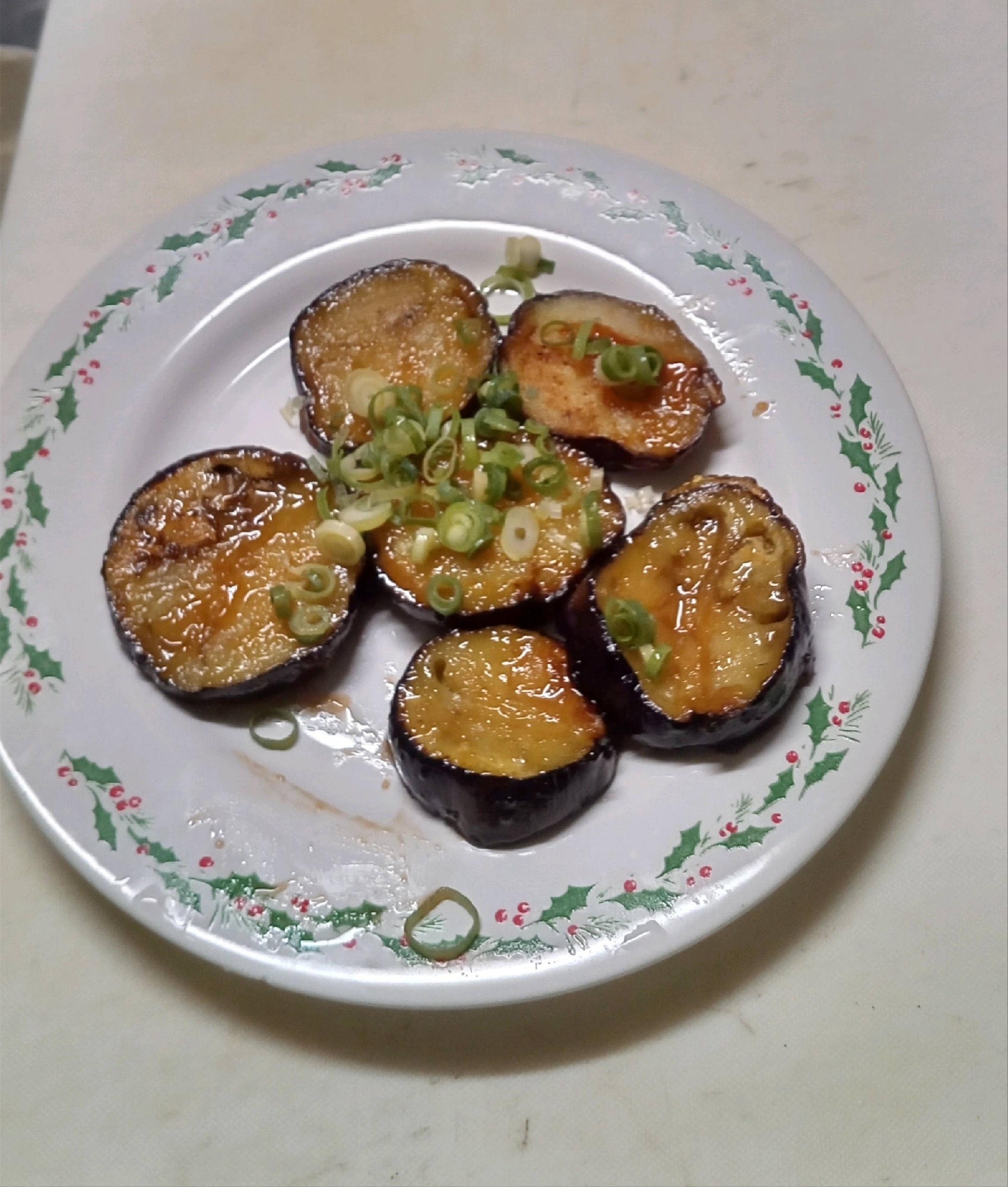 なすの甘辛焼き