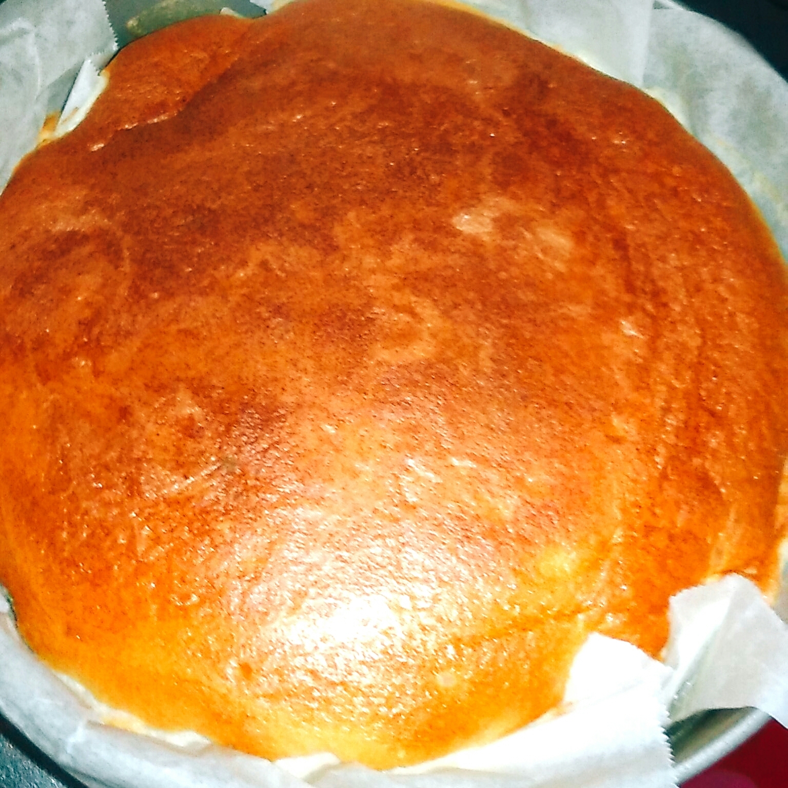 ラズベリースフレチーズケーキ