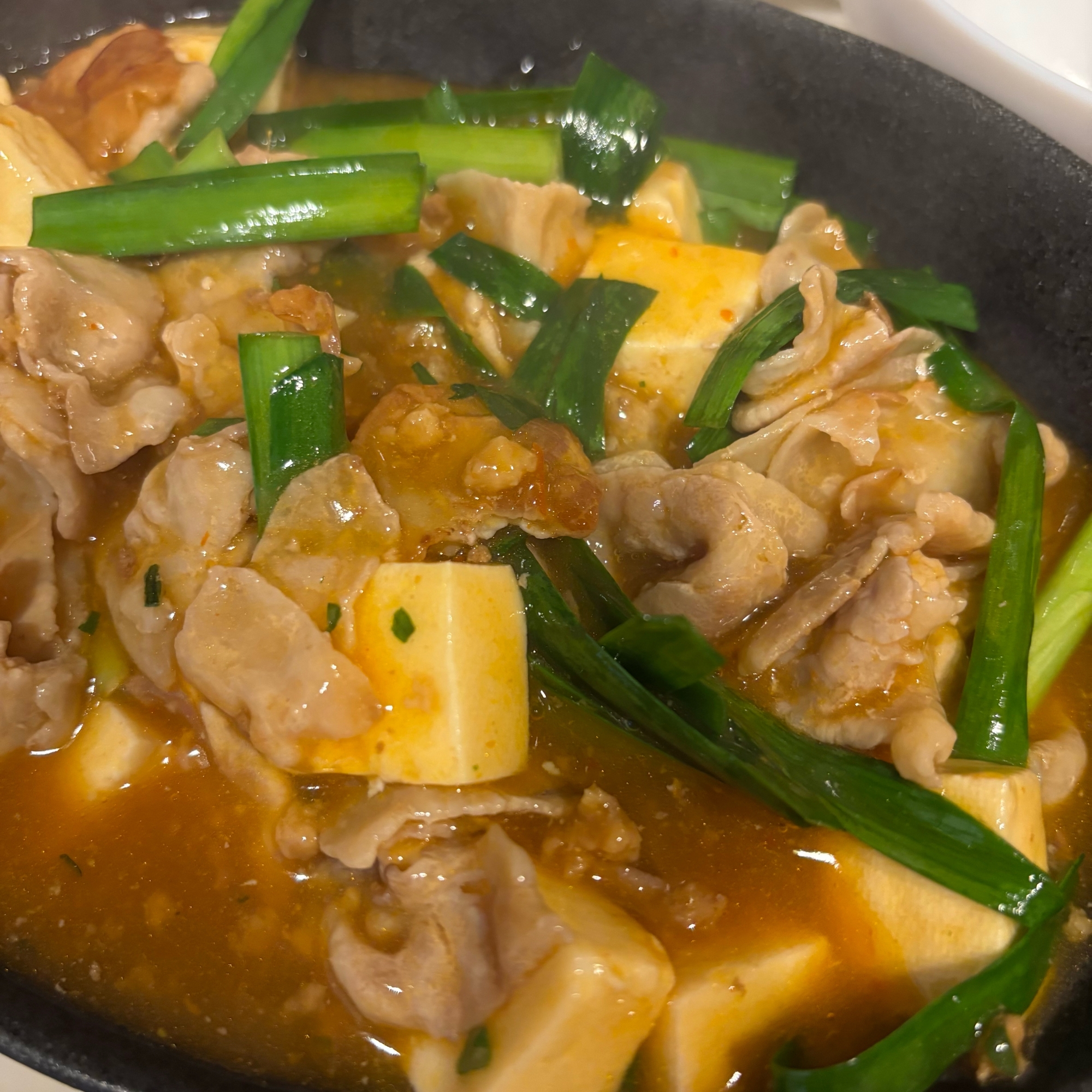 ニラ麻婆豆腐