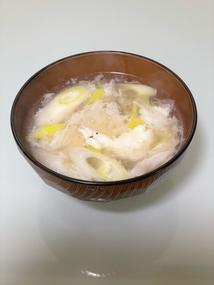 卵白の中華風スープ