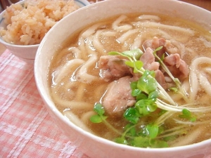 とろうま！鶏肉と大根おろしのうどん♪