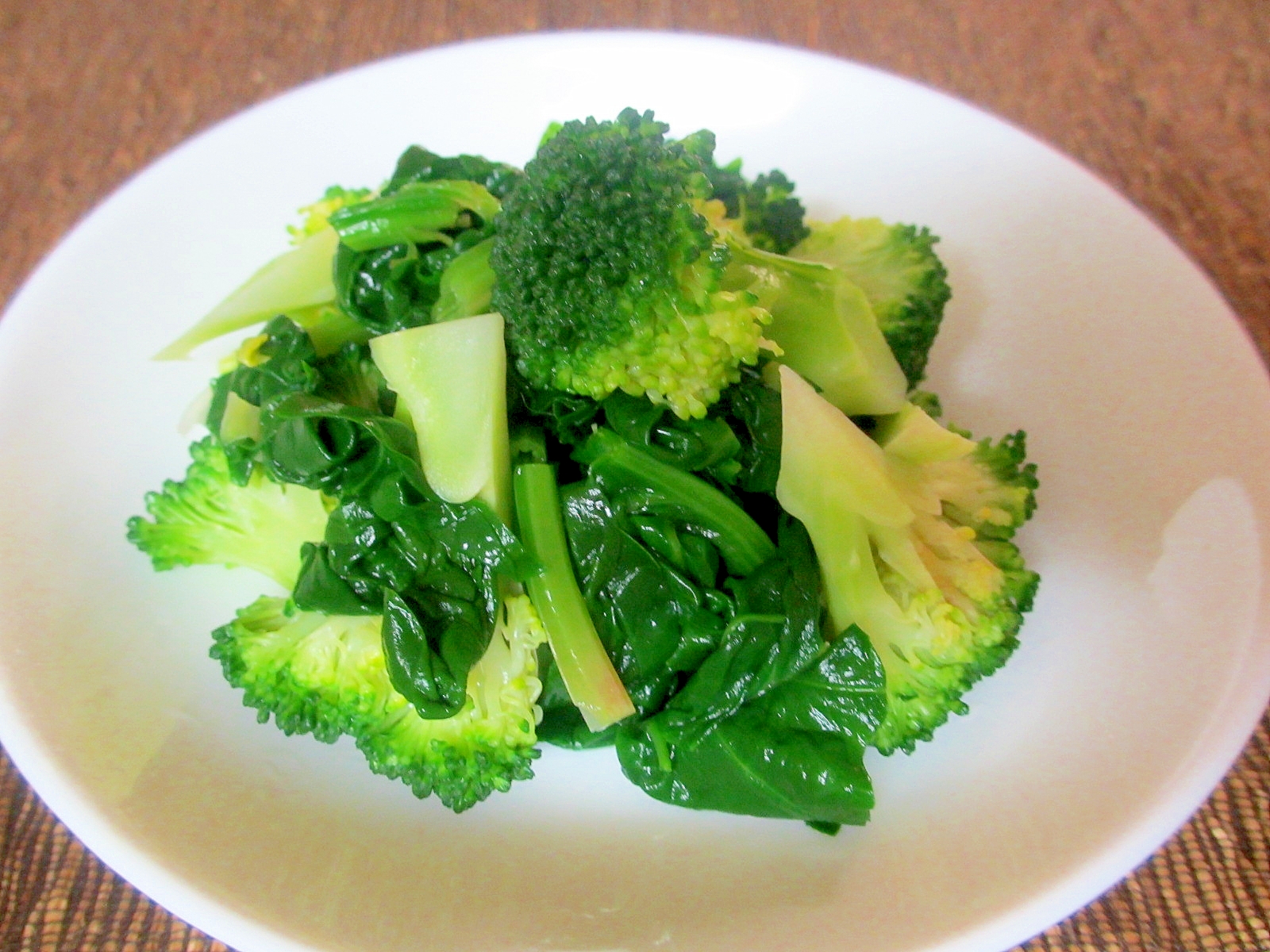 ブロッコリーとほうれん草のバターソテー レシピ 作り方 By Mococo05 楽天レシピ ブロッコリーとほうれん草のバターソテー レシピ 作り方 By Mococo05 楽天レシピ