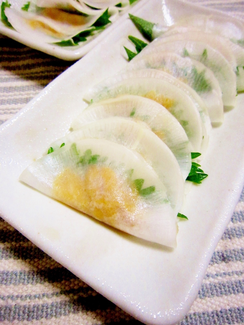 おつまみ うに挟み大根 レシピ 作り方 By yamat 楽天レシピ