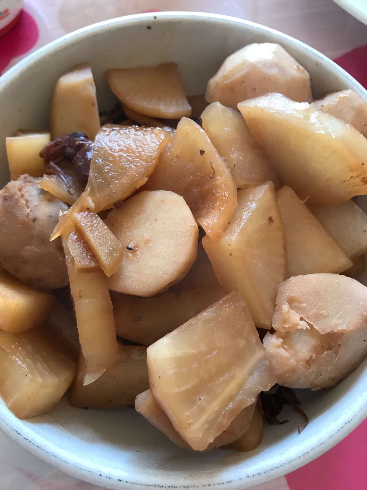 ホタルイカと野菜の煮物