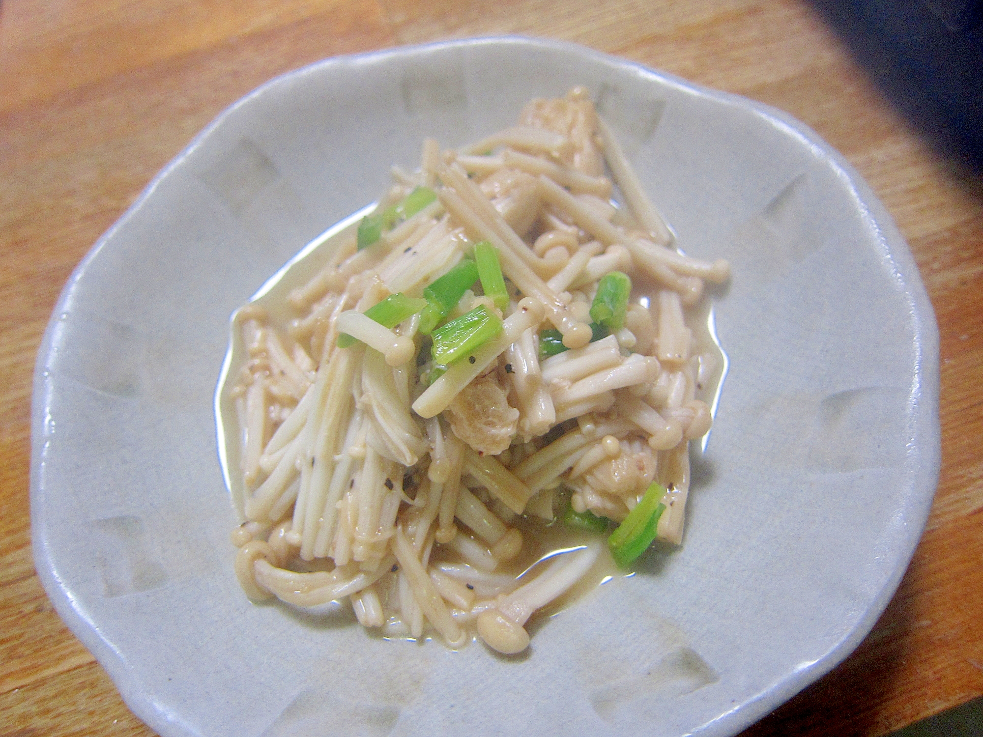 えのきと小葱のバター醤油炒め