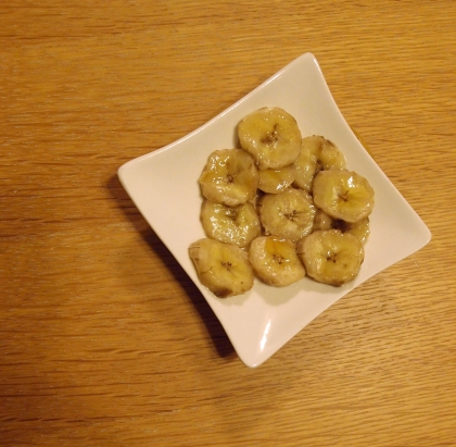 簡単☆シナモン風味の焼きバナナ