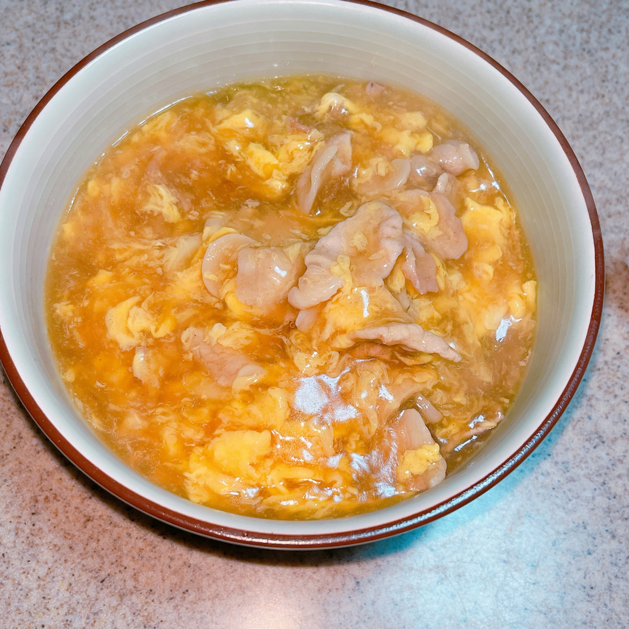 甘辛煮￤ふわふわ卵￤うどん￤簡単￤あんかけスープ