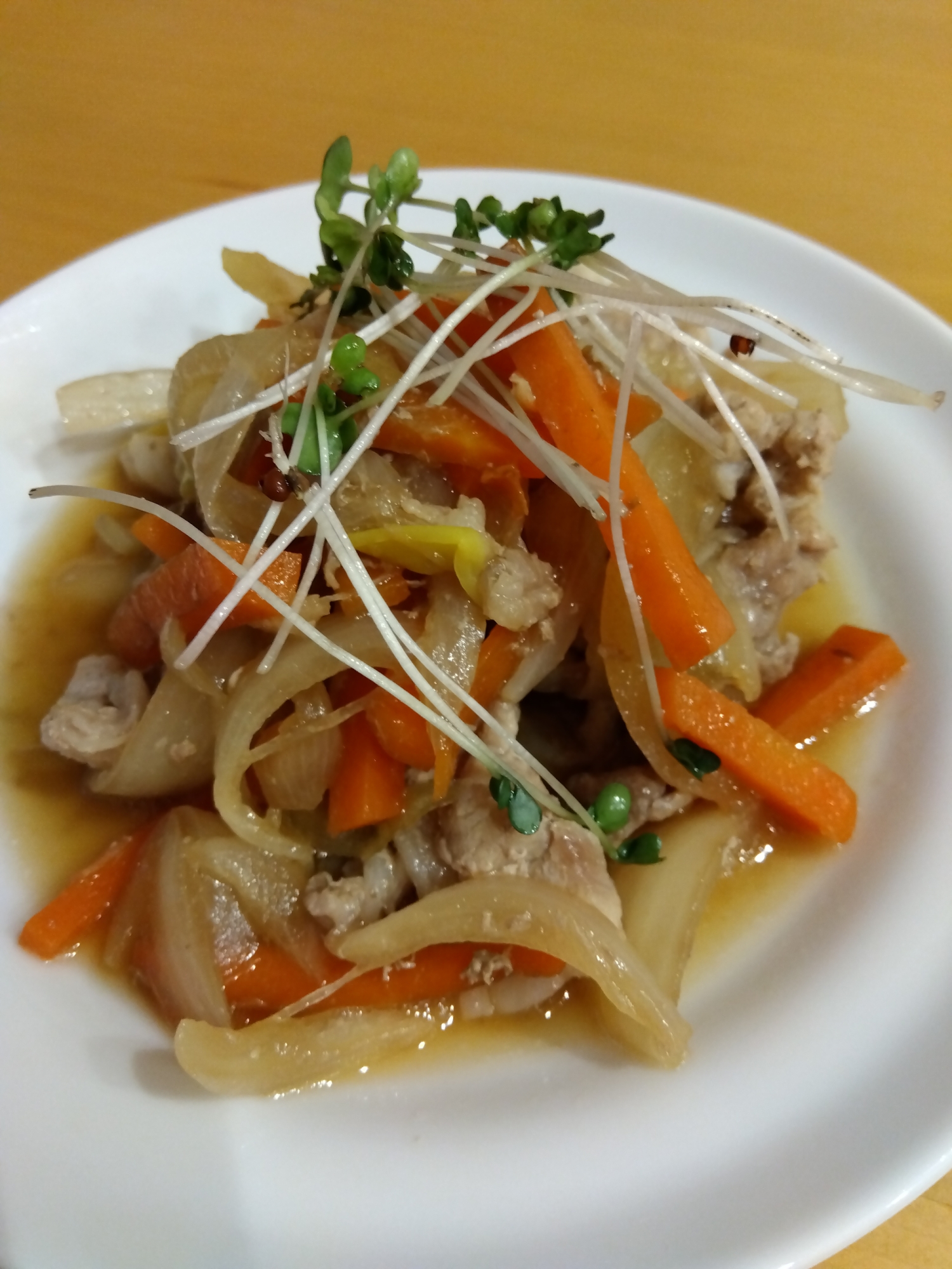 ☆子ども大好き　ぶた肉の炒め煮♪