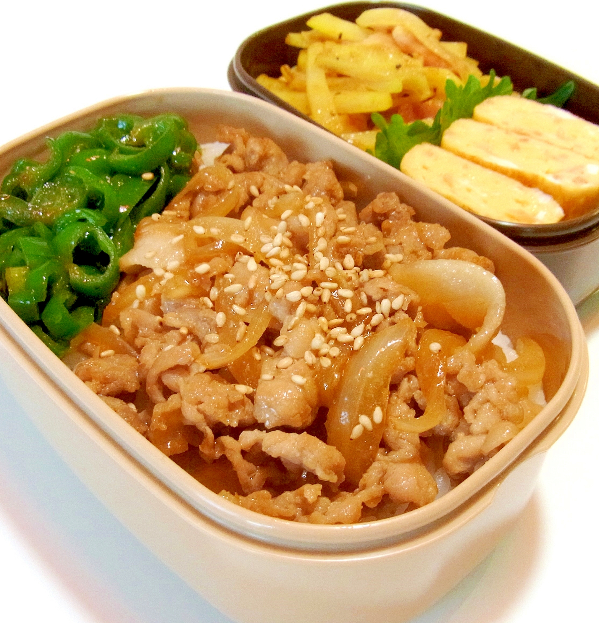 豚の生姜焼き丼弁当 レシピ 作り方 By メリッコ 楽天レシピ 豚の生姜焼き丼弁当 レシピ 作り方 By メリッコ 楽天レシピ