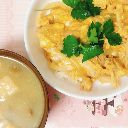 ローストチキンの残りde親子丼