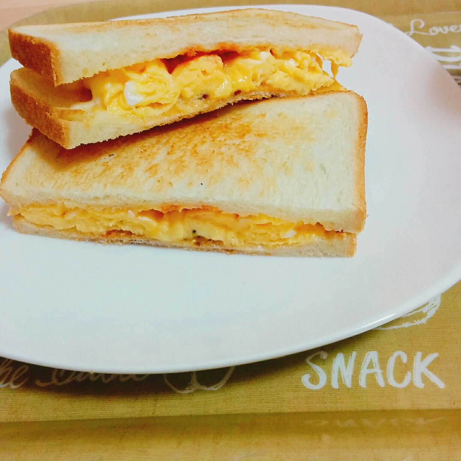 簡単☆ふわふわたまごサンドイッチ