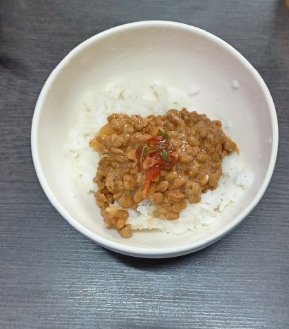 Anoaさん☆黒豆きな粉のアレンジ納豆とっても美味しかったです(*>∀<*)素敵な納豆レシピありがとうございます！ご馳走さまでした(*^^*)