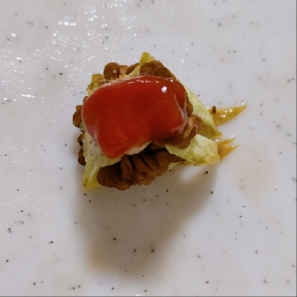 ピーマンの種とワタの炒め物