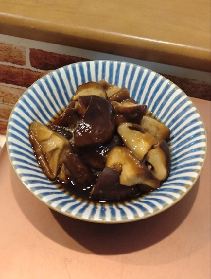 ふぞろい椎茸の甘辛煮