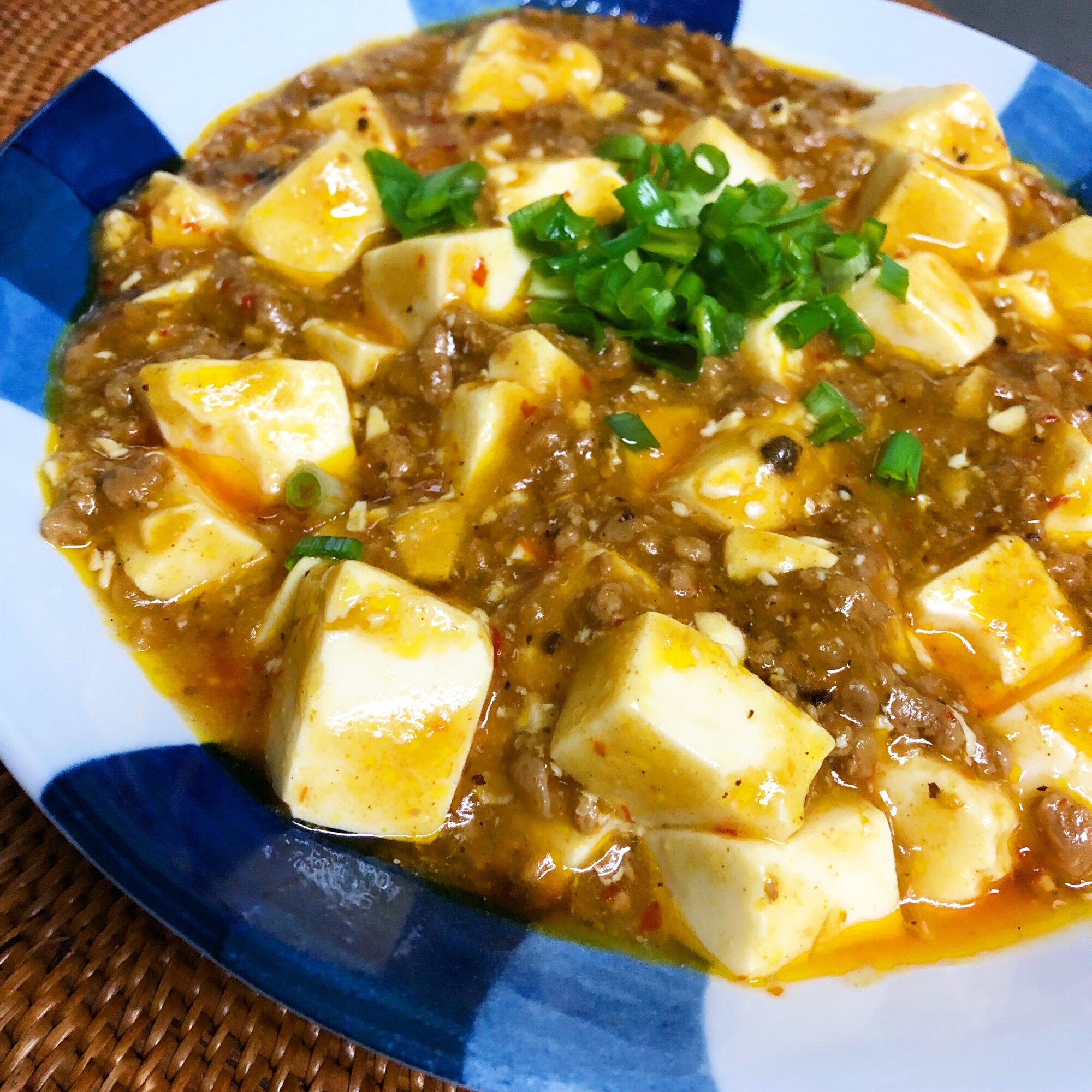 いつもの味に飽きたら カレー麻婆豆腐 レシピ 作り方 By Iyoママ 楽天レシピ