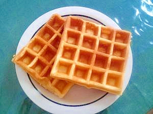 ☆HMで簡単!!アメリカンワッフル☆