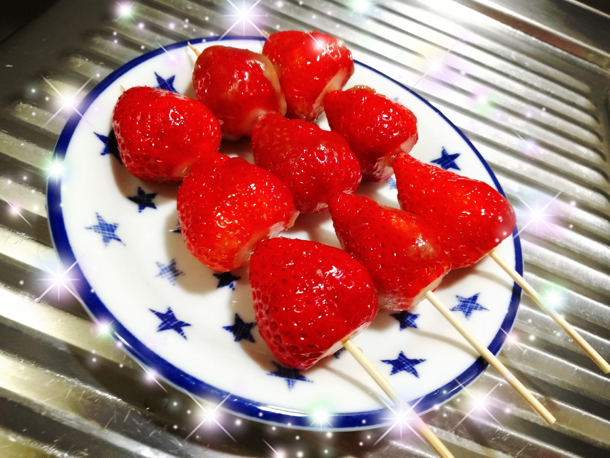 甘さ増して美味しい いちご飴 レシピ 作り方 By アキにゃん 楽天レシピ