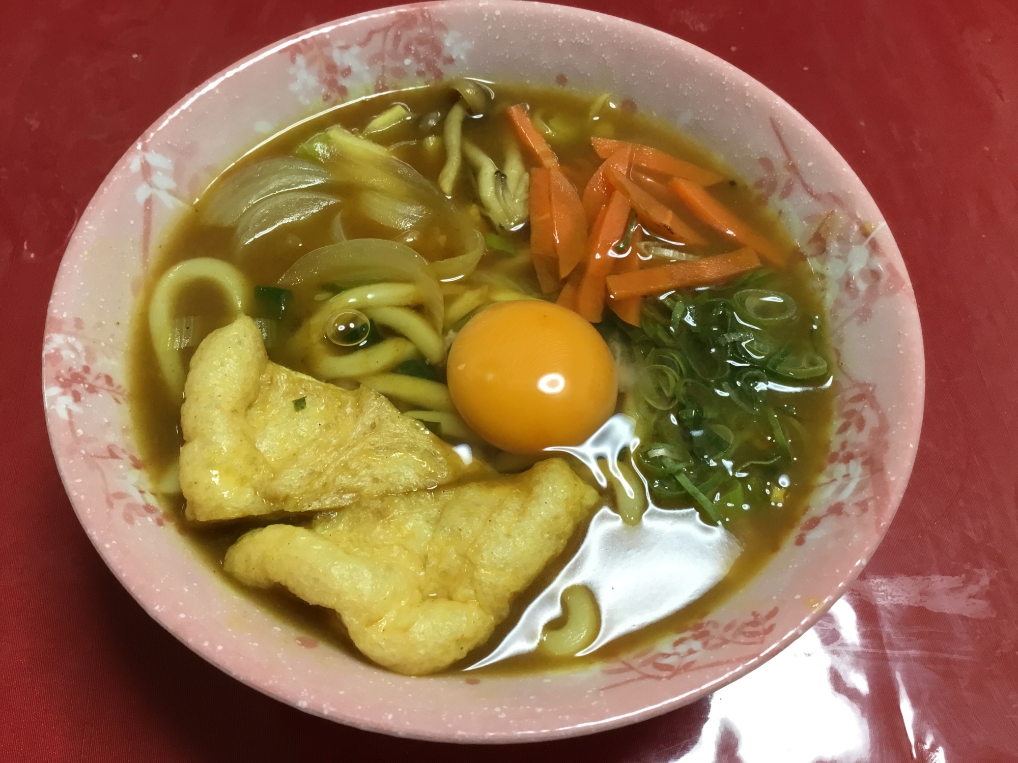 新玉ねぎのカレーうどん