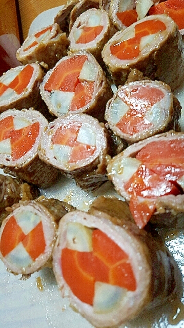 おせちにお肉の一品☆牛肉の八幡巻