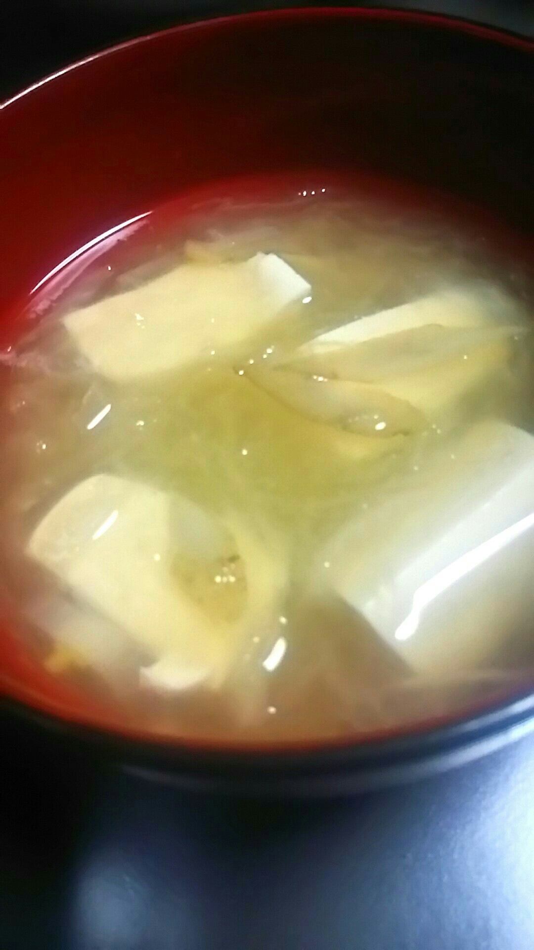 大根とごぼうと豆腐の味噌汁