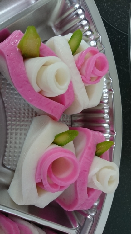 逆色も作ってみました。華やかで、喜ばれました♪