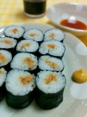 意外と簡単♪納豆巻き☆辛子添え レシピ・作り方 by キャロット