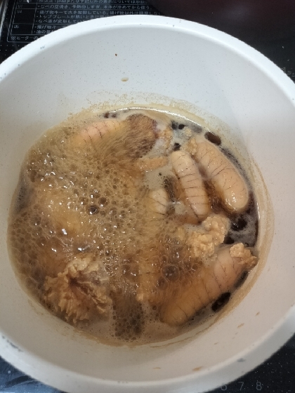 魚の白子と魚卵の煮付け