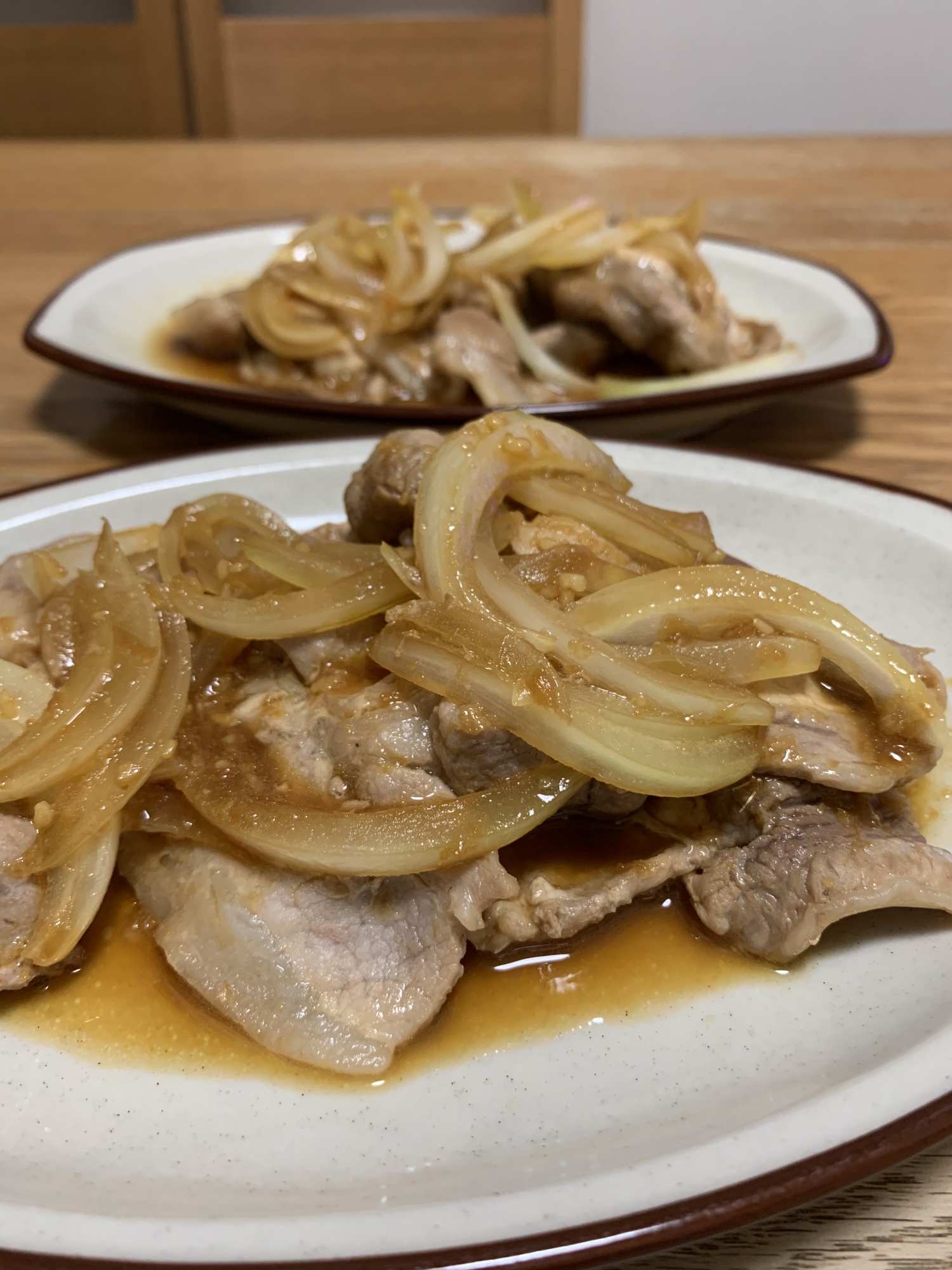 SHOWチャンネルで紹介の豚肉生姜焼き*