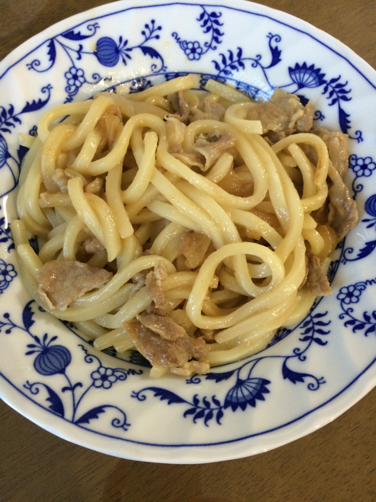 牛肉ダシダで☆豚肉と玉ねぎの焼うどん☆