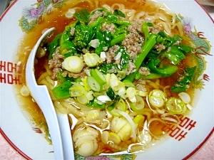 菜花とひき肉のあんかけラーメン レシピ 作り方 By もっちんママ 楽天レシピ 菜花とひき肉のあんかけラーメン レシピ 作り方 By もっちんママ 楽天レシピ