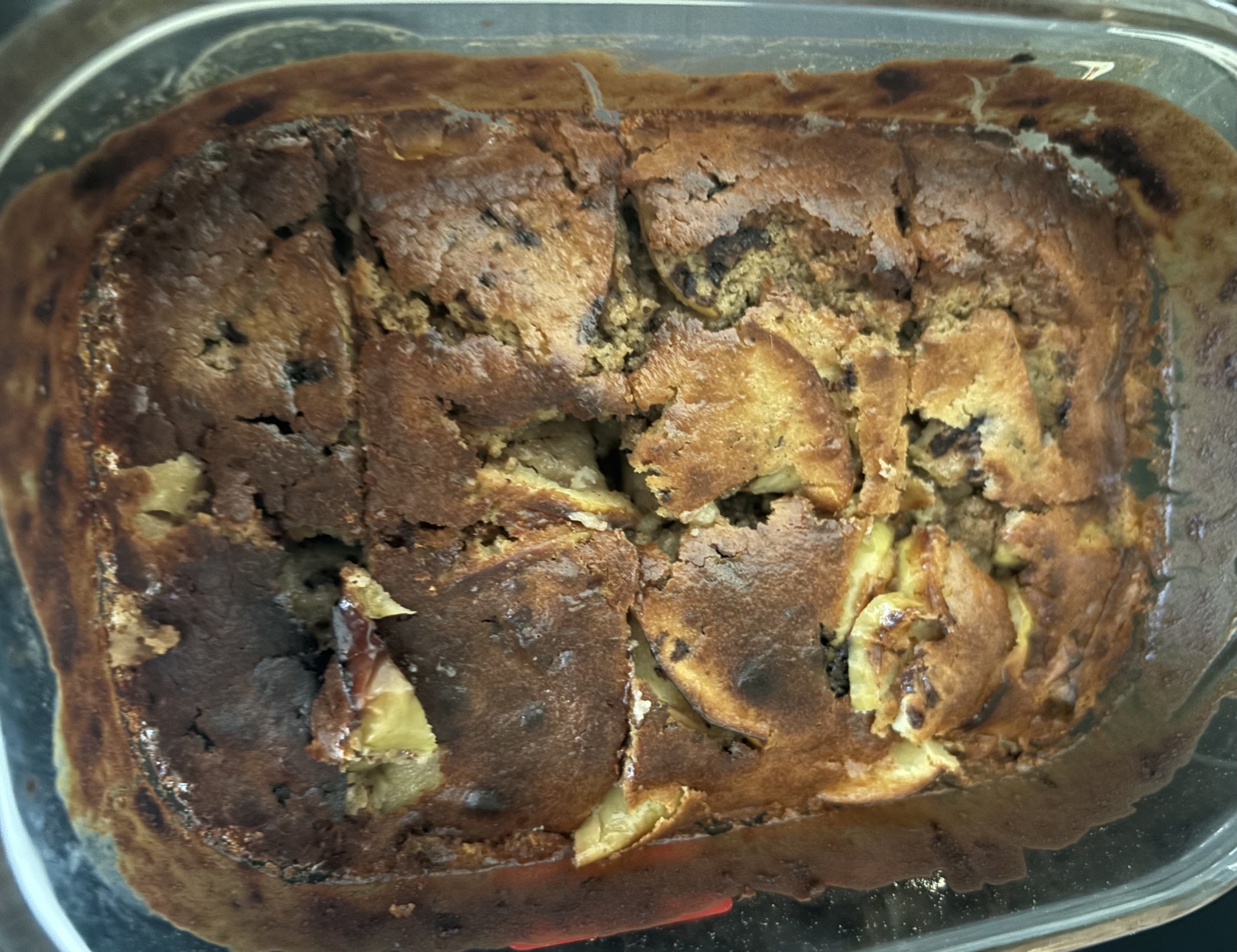 冷蔵庫にあるもので作った簡単ケーキ❣️