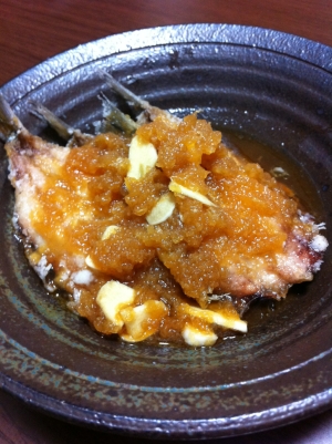 イワシのおろしがけ