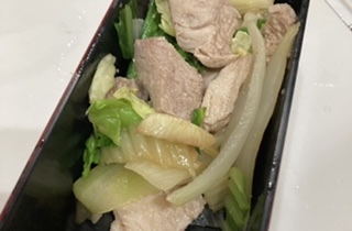 豚ヒレ肉炒め！お弁当用^_^