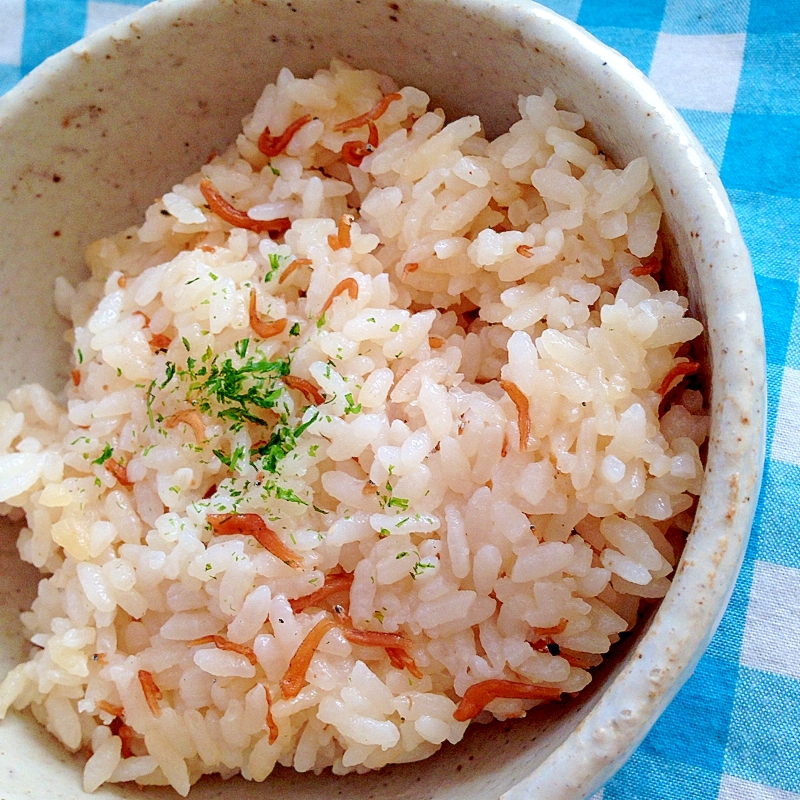 ちりめんじゃこの炊き込みご飯♪