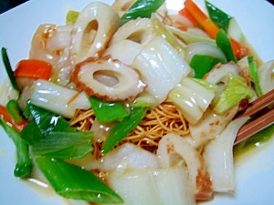 肉なし皿うどん☆