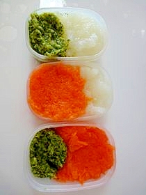三種のすりつぶし野菜 離乳食初期 中期 レシピ 作り方 By Bebeko611 楽天レシピ 三種のすりつぶし野菜 離乳食初期 中期 レシピ 作り方 By Bebeko611 楽天レシピ