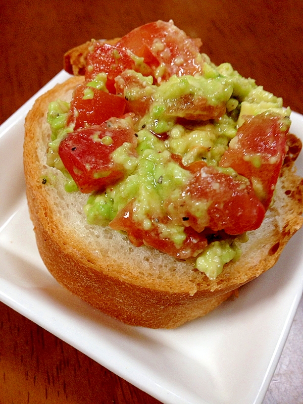 アボカドトマトカナッペ レシピ 作り方 By Tukuyo93 楽天レシピ